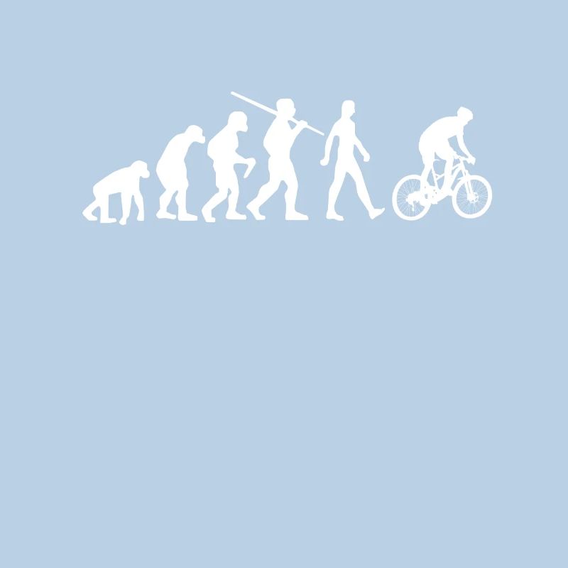 Radfahrer Evolution Biker