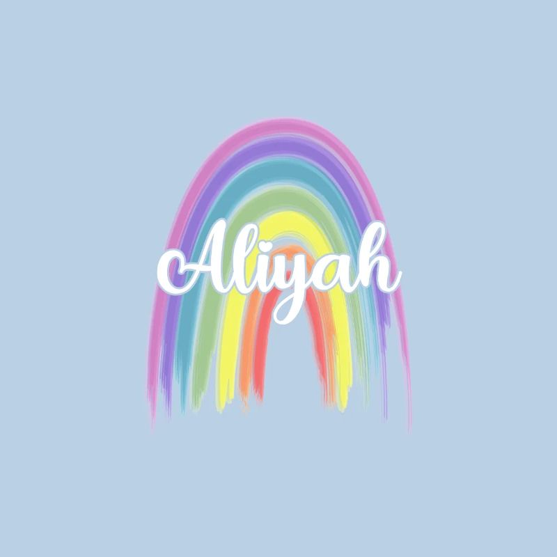ALIYAH Rainbow Cursive