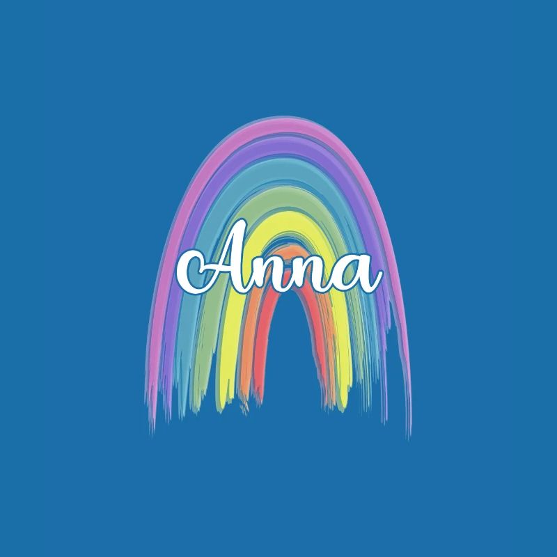ANNA Rainbow Cursive