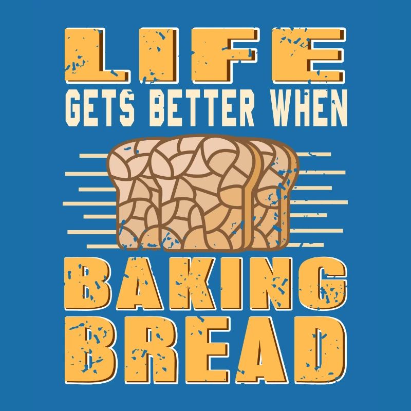 Life Gets Better When Baking Bread Vintage Tee