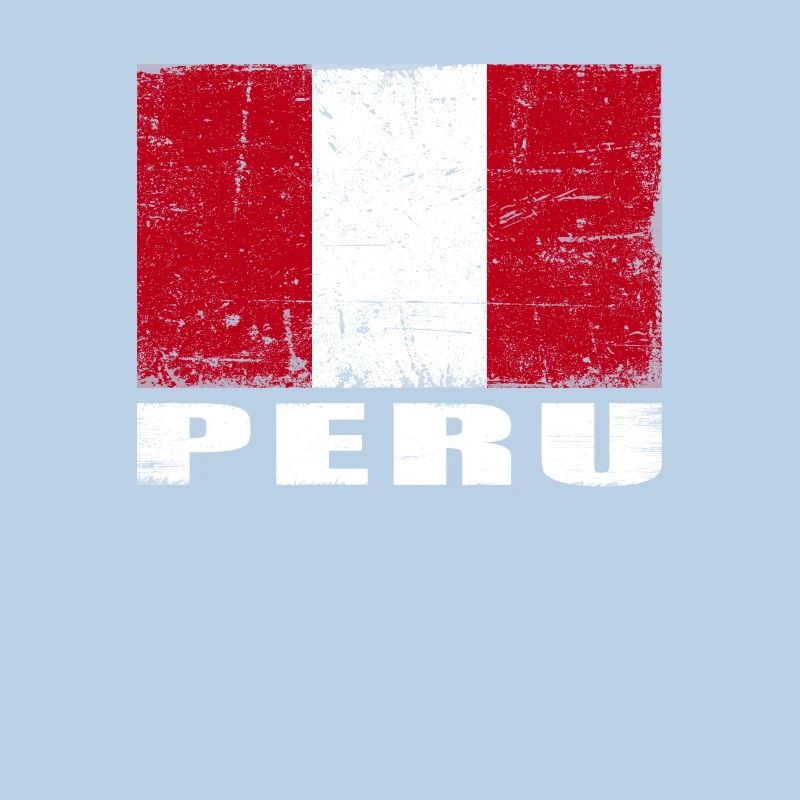 Drapeau du Pérou Grunge Drapeau du Pérou