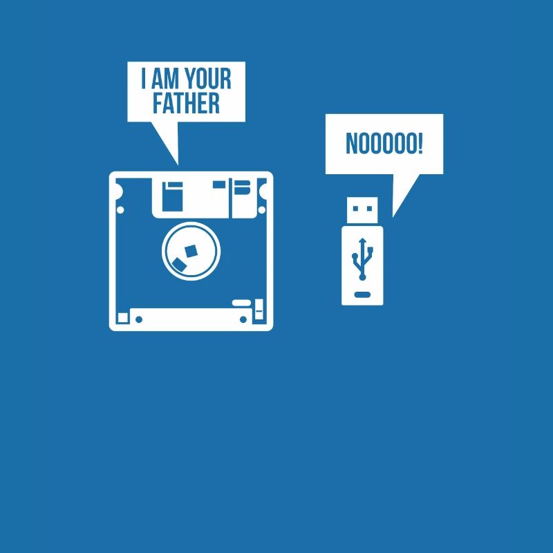 USB-Diskette Ich bin dein Vater Computer Nerd