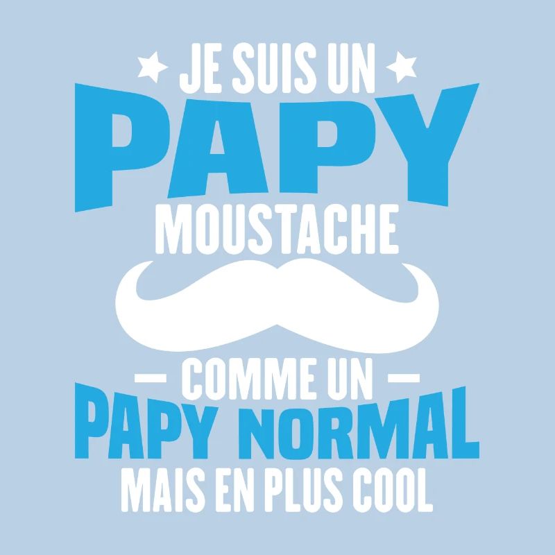 Un papy moustache comme un papy normal
