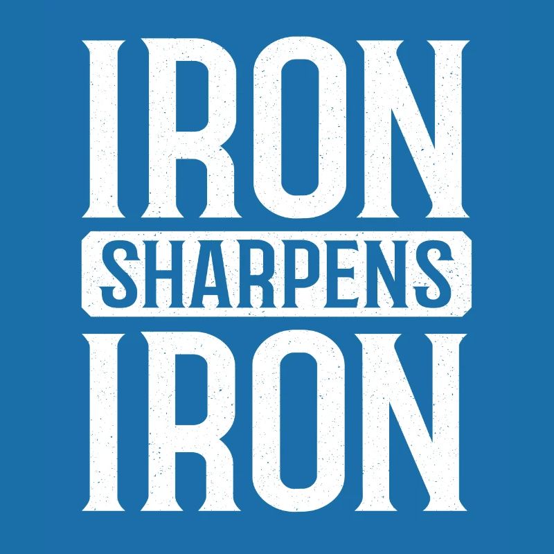 Iron Sharpens Iron Christian Workout Iron