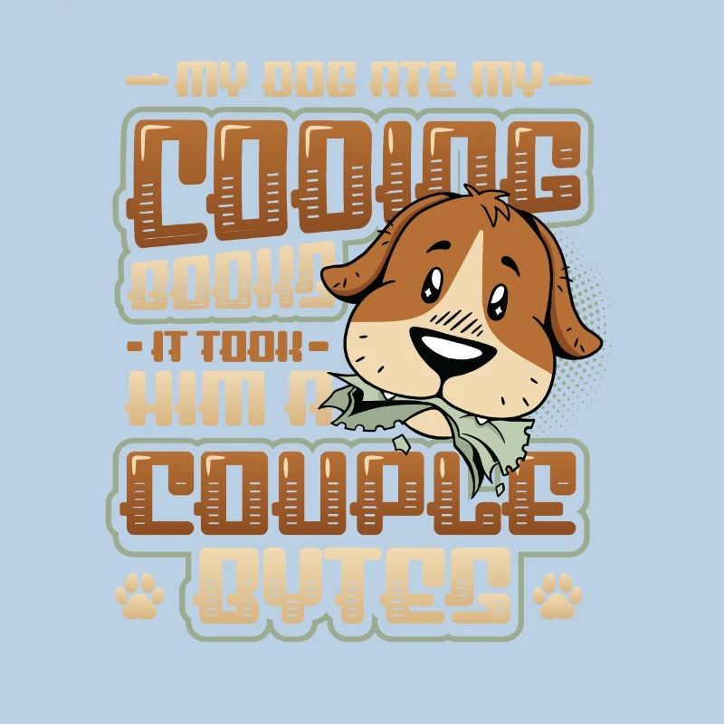 Hund Bytes Code Computer Witz Programmierung