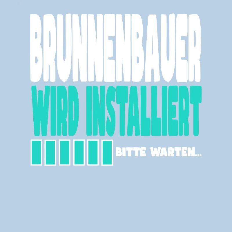 Brunnenbauer wird installiert