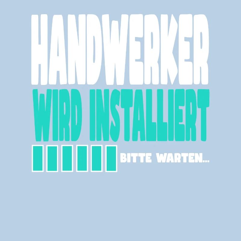 Handwerker wird installiert