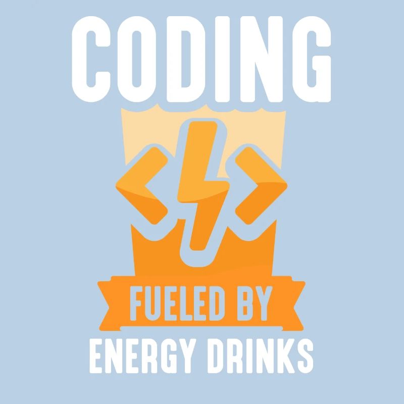 Programming with Energydrinks Coding Code Coder