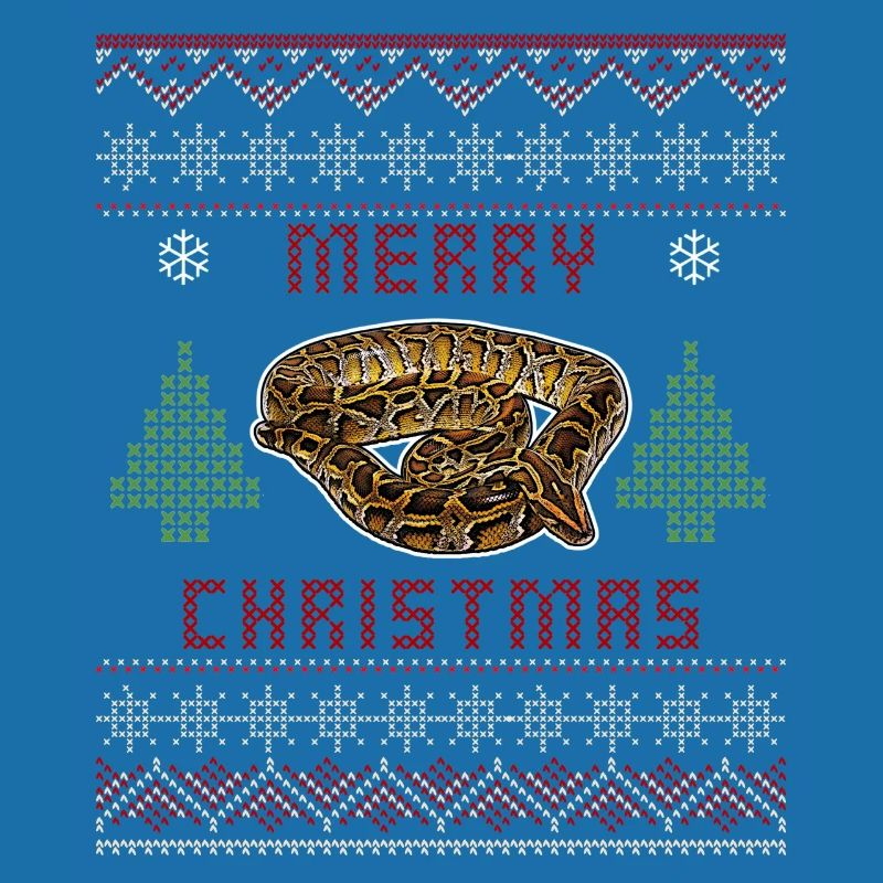 Burmese Python Christmas