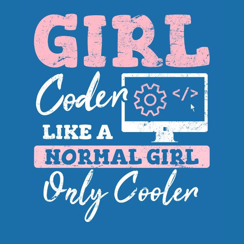 Drôle de fille Codeur Code de programmation informatique Développement Web