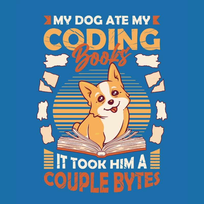 Hund Bytes Code Computer Witz Programmierung