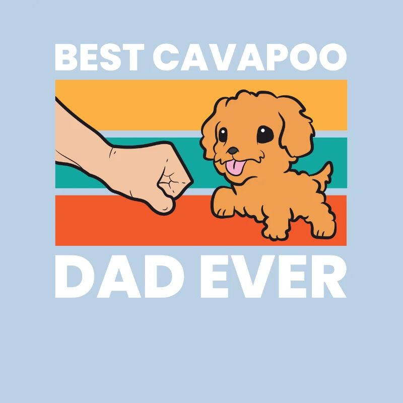 Cavapoo Dog Papa Cavoodle Meilleur Cavapoo Papa