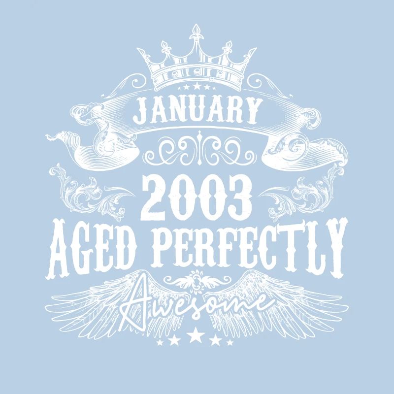 2003 | Januar 2003 Geburtstag Perfekt gealtert