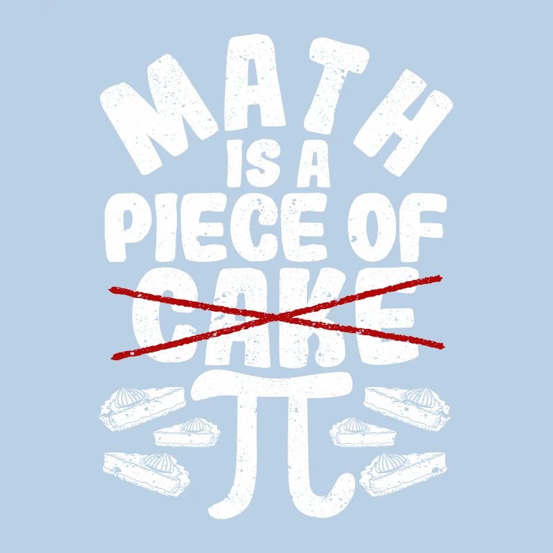 Math est un morceau de gâteau Pi Day drôle 3.14 Math