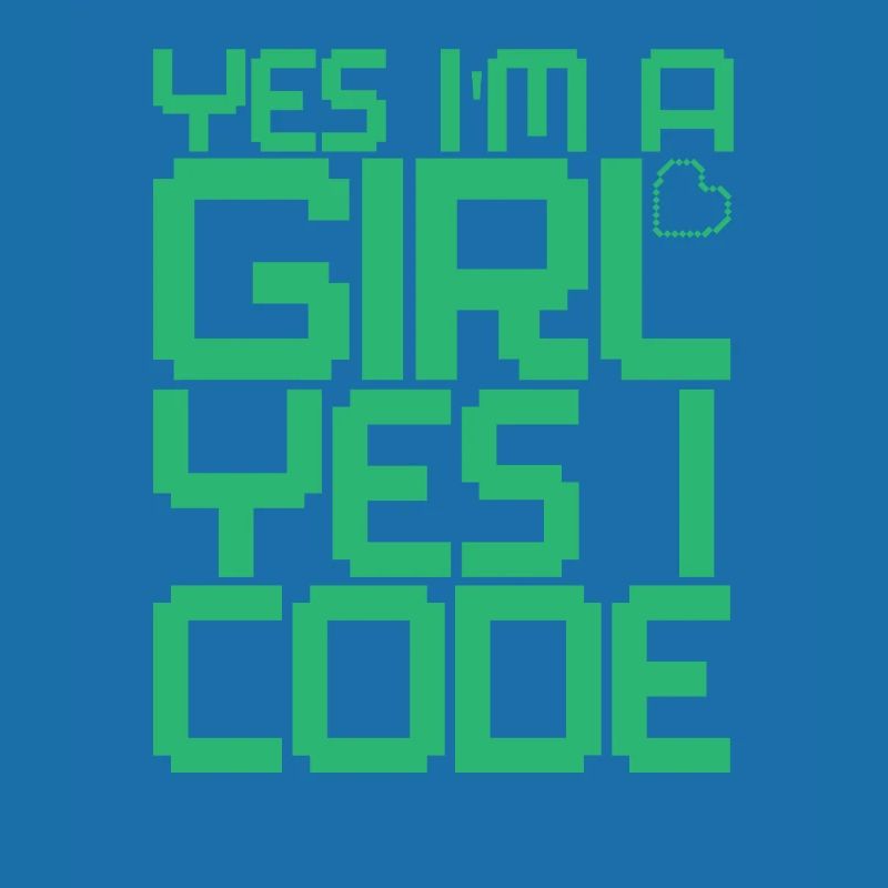 Développeur Coder Programmeur Girl