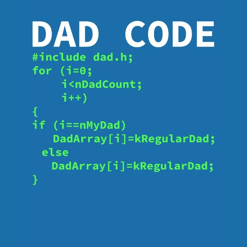 Entwickler Coder Programmierer Papa