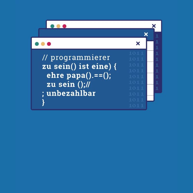 Développeur Coder Programmeur Père