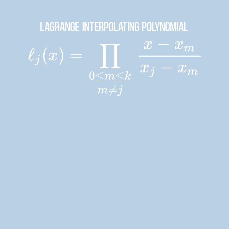 Lagrange Interpolating Polynomial Math Mathematics