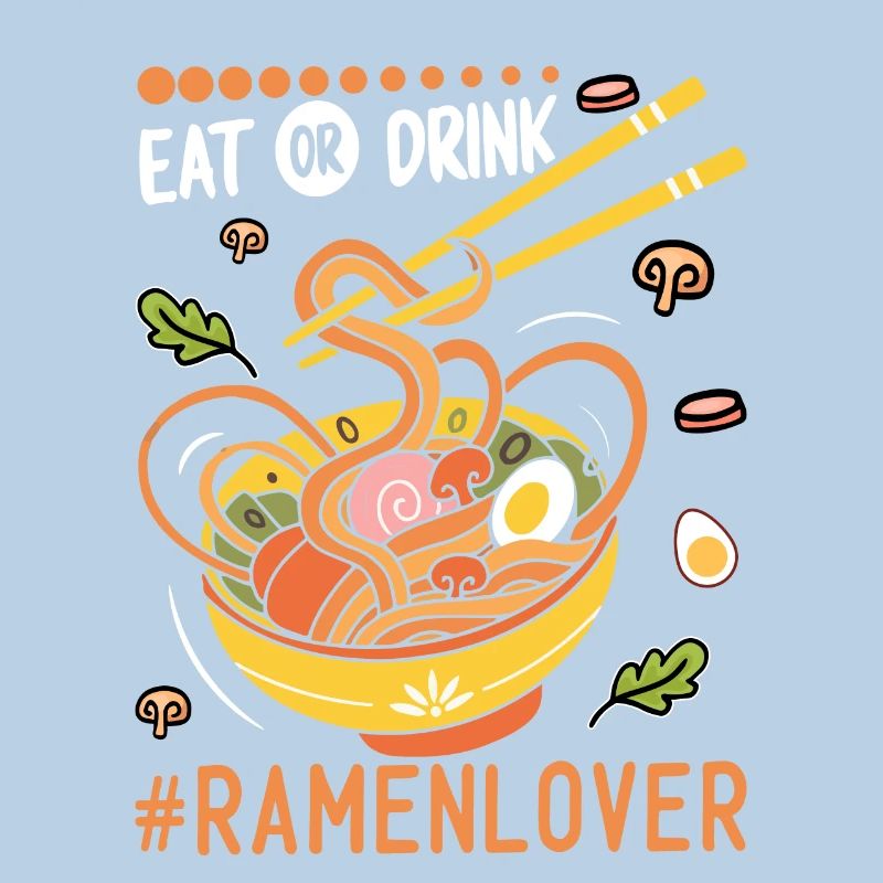 Essen Sie oder trinken Sie - Ramen-Nudel