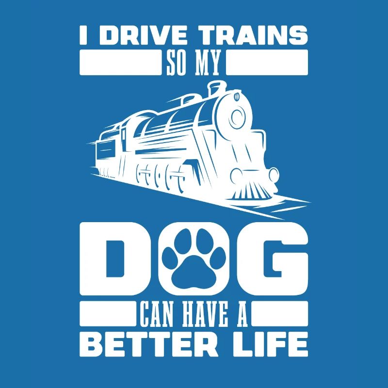 Engine driver train driver dog