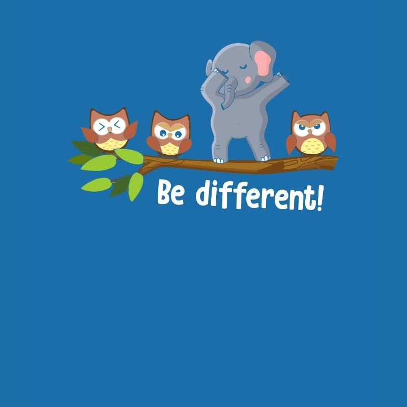 Be Different Dabbing Elephant