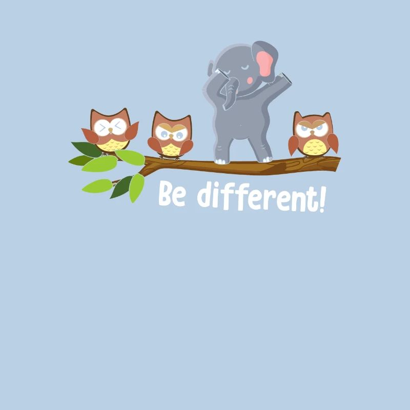 Be Different Dabbing Elefant