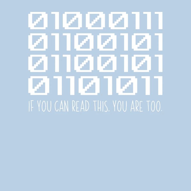 Cool Computer Binary Code Programmeur Développeur