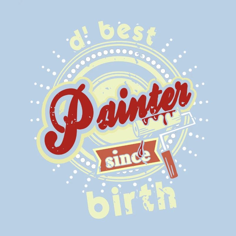 D' Best Painter Since Birth Retro Painter Designs