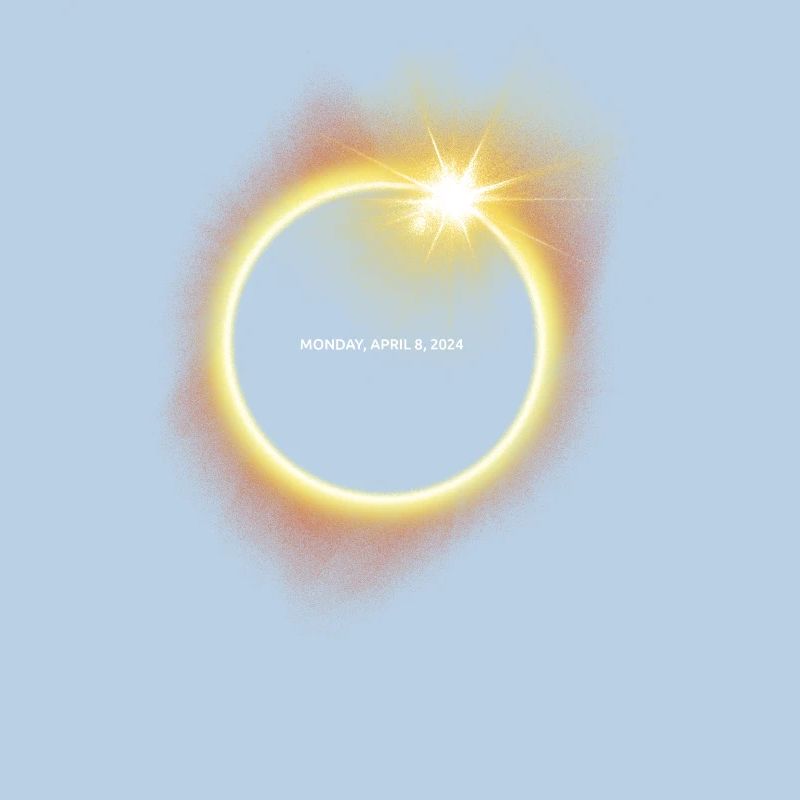 Total Solar Eclipse - Monday April 8 2024