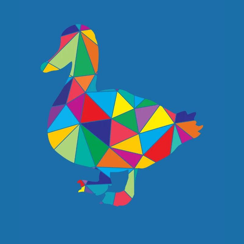 Polygone de canard Low Poly