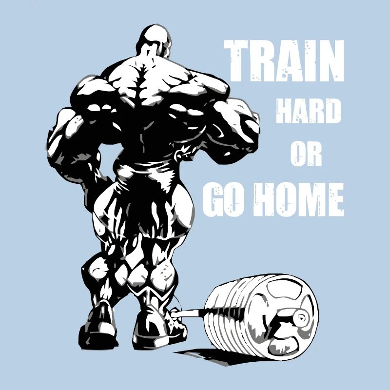 Trainiere hart oder geh nach Hause