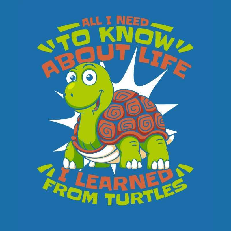 I learned from turtles tortoise turtle