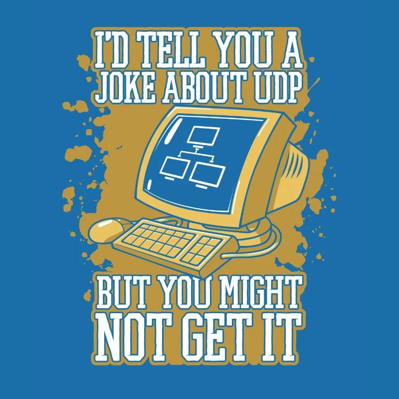 Je vous raconterais une blague sur UDP Developer Coder