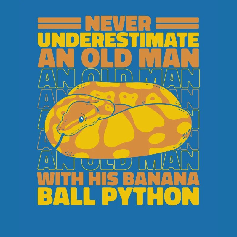 Never Underestimate Old Man Python Banana Ball