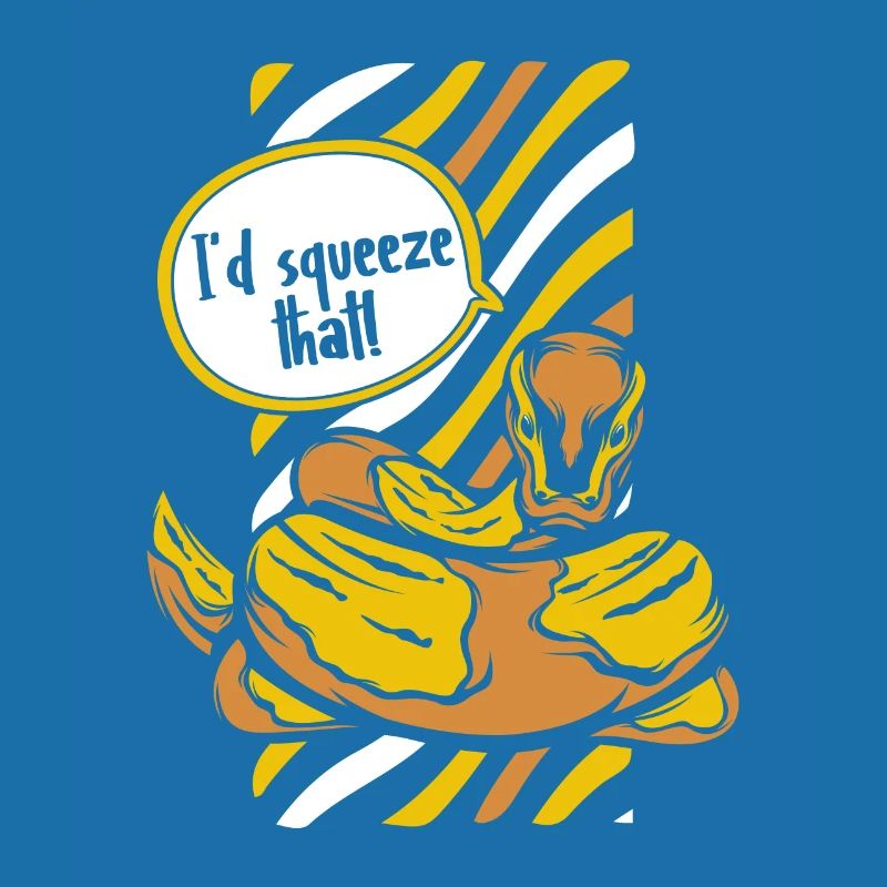 Je serrerais cette boule de banane de serpent python