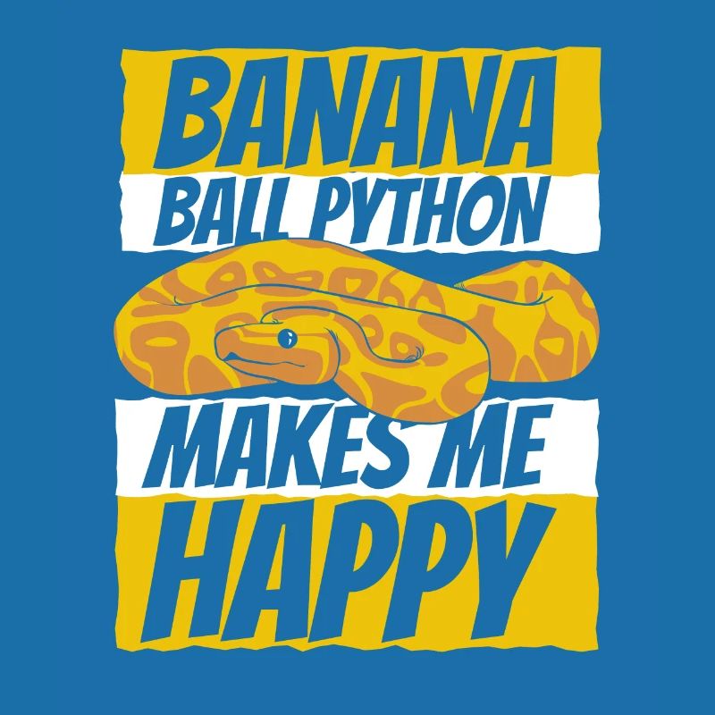 Makes Me Happy Schlange Python Banana Ball Python
