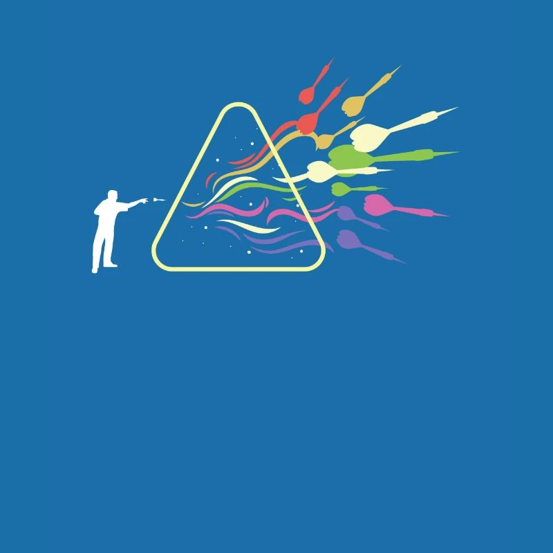 Dart Prism Rainbow Light Funny Physics