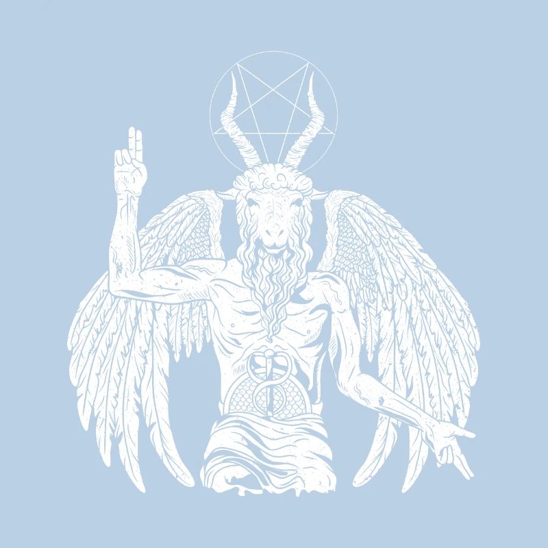 Devil Baphomet Chèvre gothique