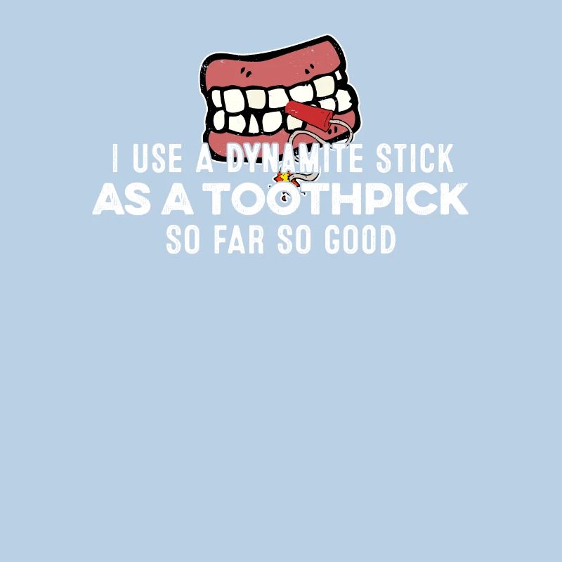 J’utilise un bâton de dynamite comme jeu de mots de rappeur cure-dent