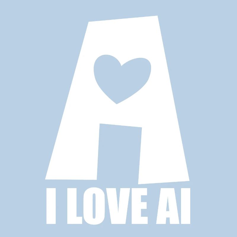 Artificial Intelligence - I love AI - Digital