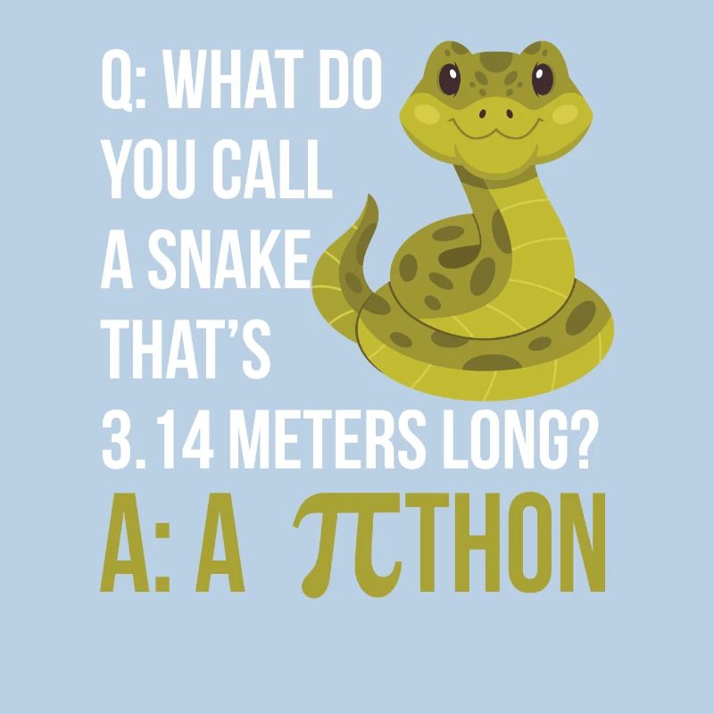Python Pithon Pie Symbol Funny Math Teacher Happy
