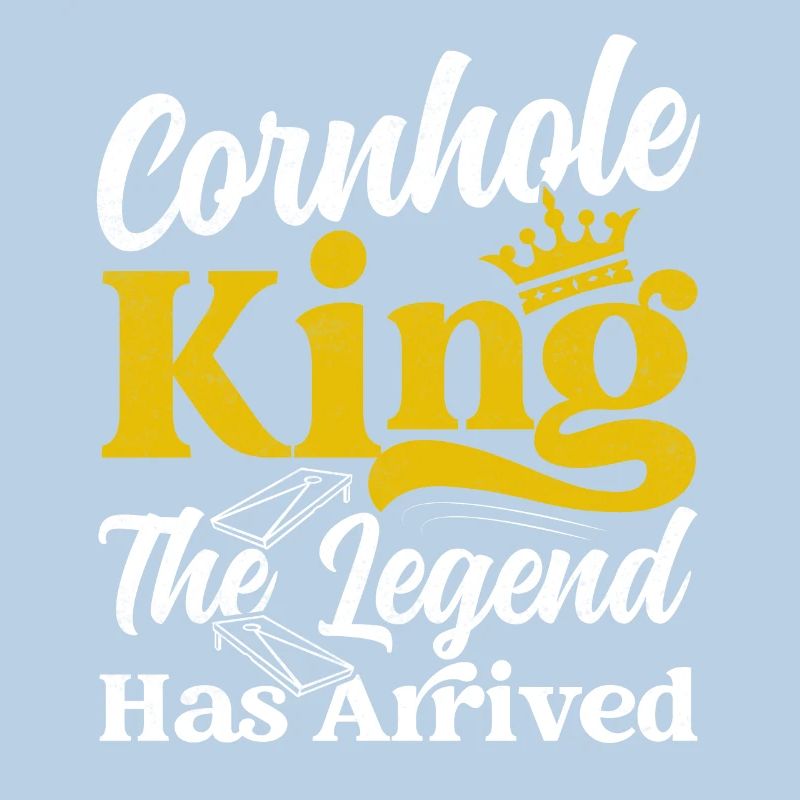 Cornhole King La légende est arrivée Lancer de sac de haricots