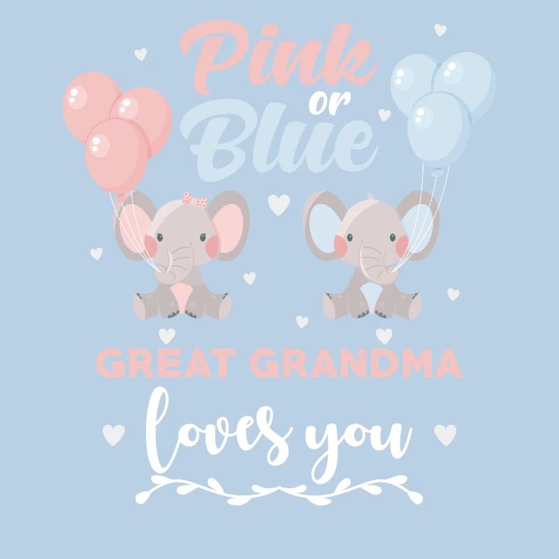 Rosa Oder Blauer Urgroßmutter Elefant