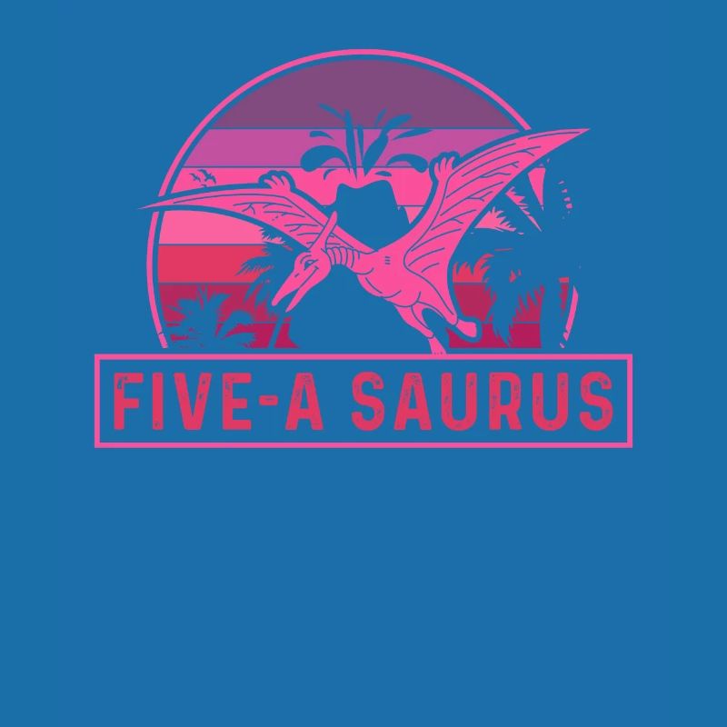Five-A Saurus Pteranodon 5th Birthday