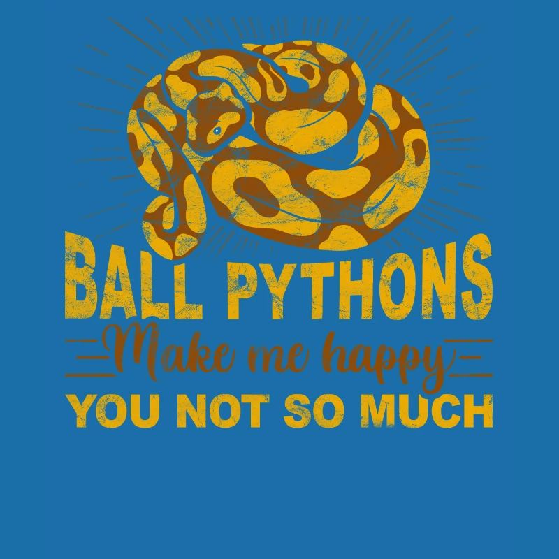Ne touche pas à mes couilles Snake King Python