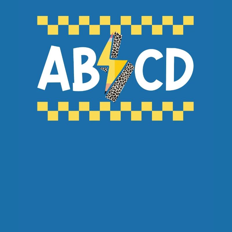 ABCD Lightning Leopard Bleistift 100. Tag Schule