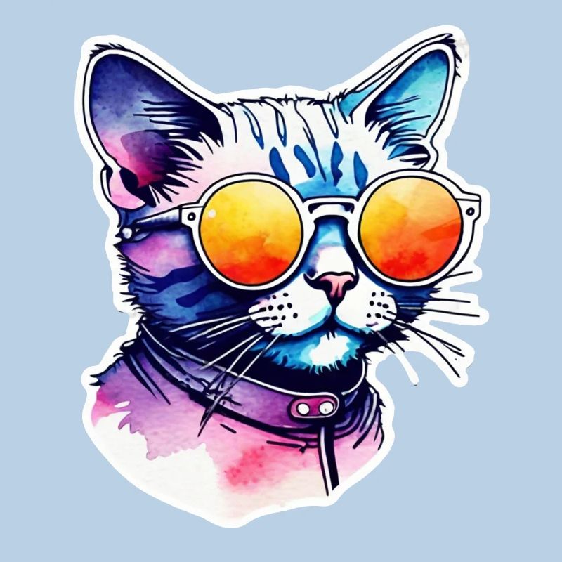Katze oder Kätzchen - Niedlich - Sonnenbrille