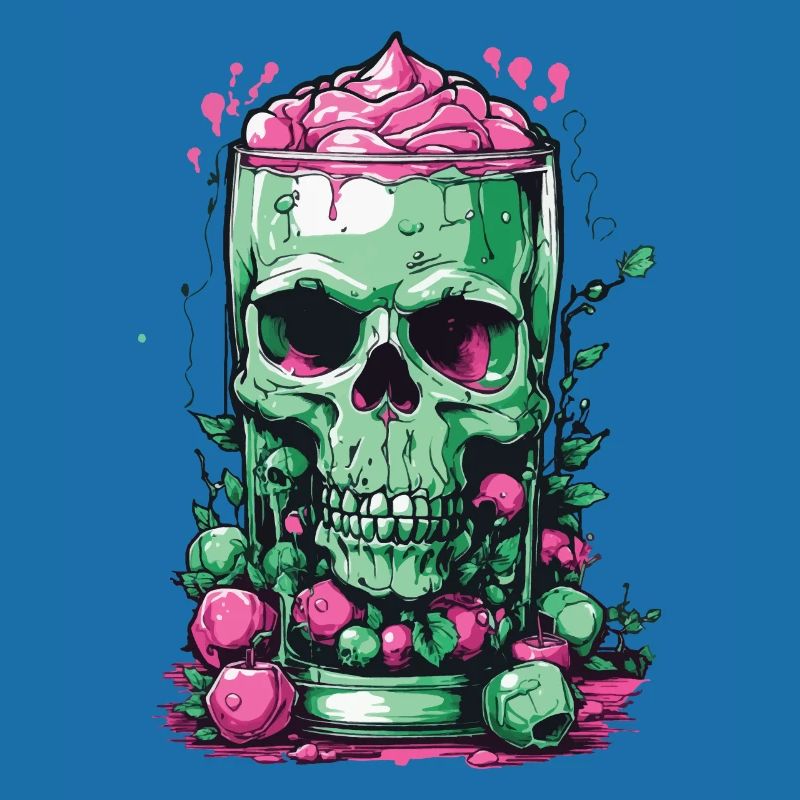 Skull Candy Gothic Pastel for Dia de Muertos