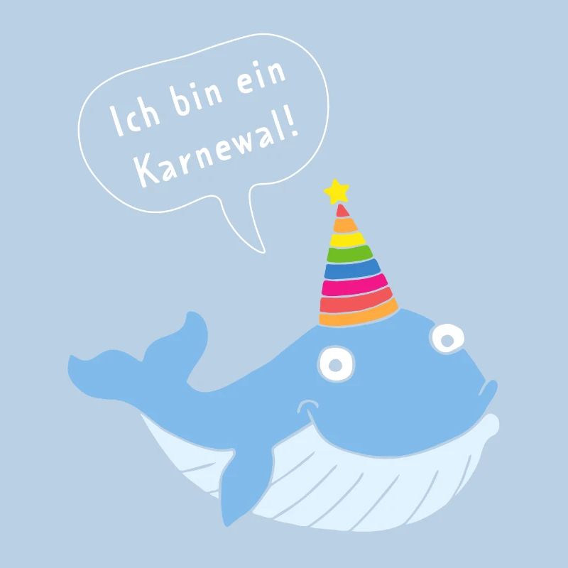 Ich bin ein Karnewal Karneval Konfetti Fastelovend