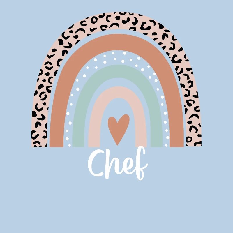Chef Rainbow Leopard Funny Chef Appreciation